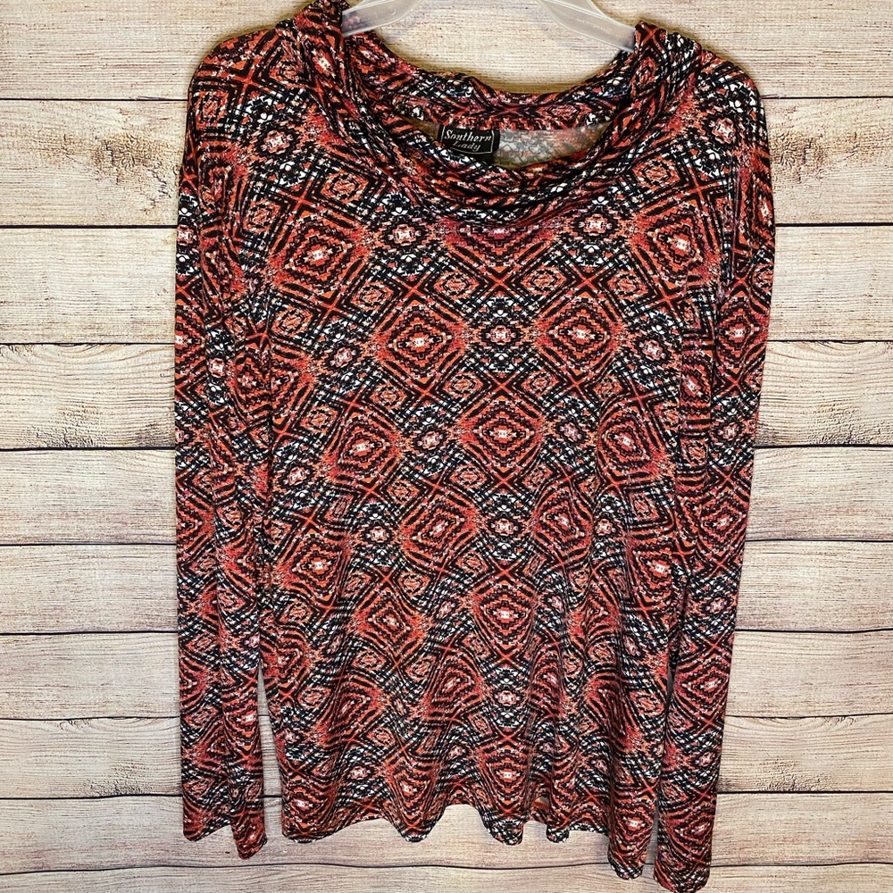Womens Cowl-Neck Top